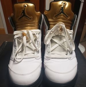 '2016 Air Jordan 5 V Retro 'Olympic' Gold 136027 1